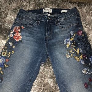 William Rast Embroidered Denim